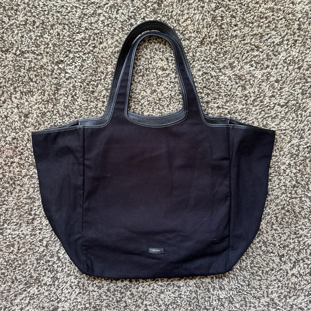 Vintage Cuyana Leather-lined Canvas Tote